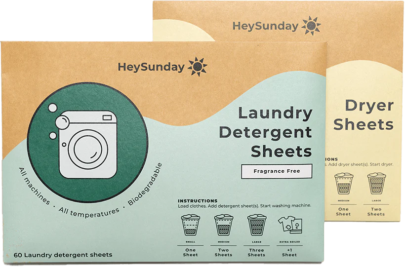 Laundry Detergent & Dryer Sheets Kit - Fragrance Free
